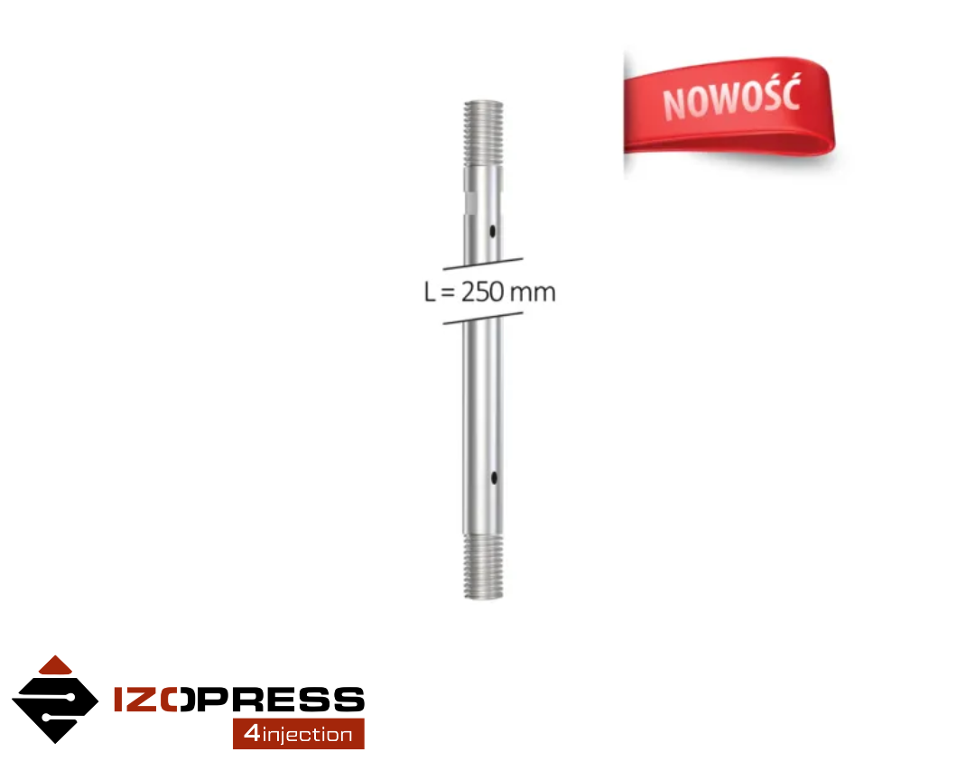 IZOPRESS GEOLANCE PROFI Lanca iniekcyjna 1/4″ 250 mm z otworami